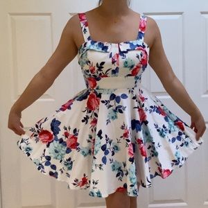 50’s inspired floral dress